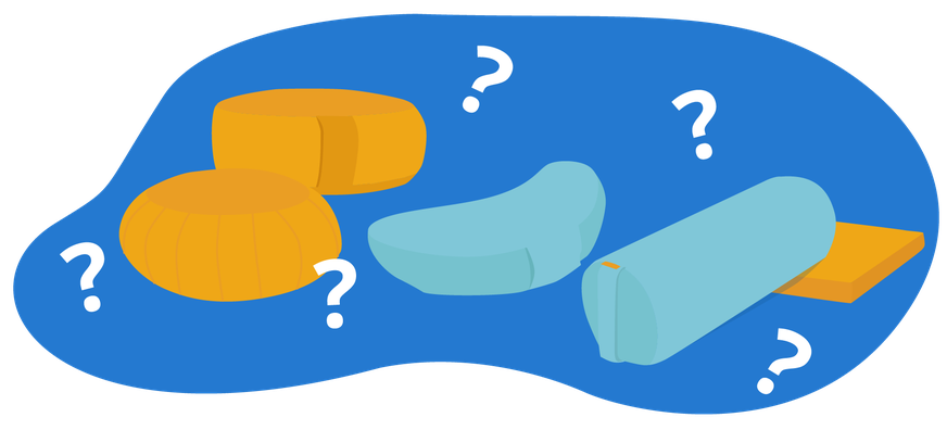 forme coussin de meditation